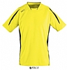 Camiseta Futbol Maracana 2 Kids Ssl Sols - Color Limon/Negro